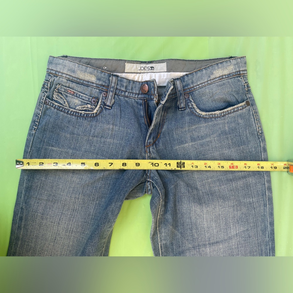 LOW RISE JOE’S VINTAGE DISTRESSED JEANS Bootcut NEW WITHOUT THE TAGS SIZE 27 - Picture 10 of 16